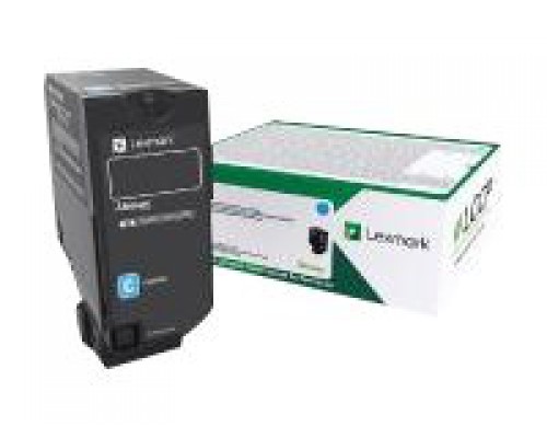 LEXMARK Toner High Yield Return Programme Cyan for CX725 16k