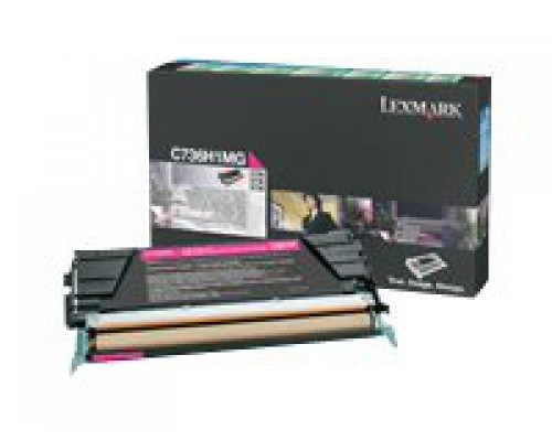 LEXMARK XS734de, CS736dn, XS736de toner magenta standard capacity 10.000 paginas 1-pack Return Programme