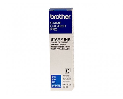 BROTHER REFILL BOTTLE INK BLUE