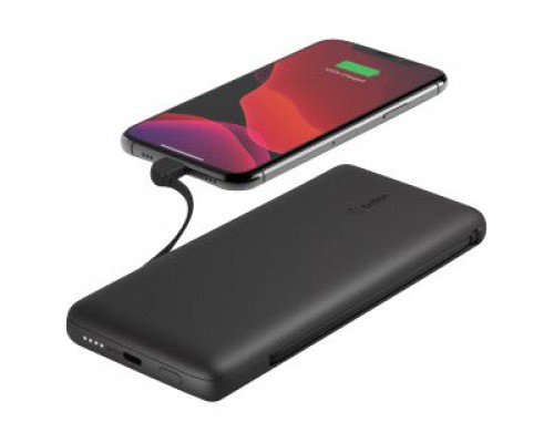 BELKIN 10K PD Power Bank with Integrated Cables USB-C and Lightning