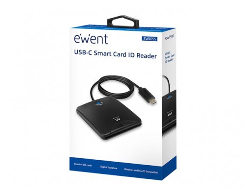 EWENT USB-C Smart Card ID reader