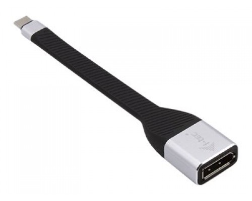 I-TEC USB C to Display Port Flat Adapter 1x DP 4K 60Hz Ultra HD kompatible with Thunderbolt 3