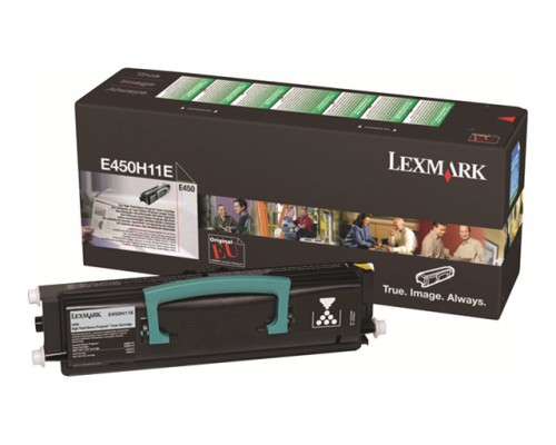 LEXMARK E450 tonercartridge zwart high capacity 11.000 pagina s 1-pack return program