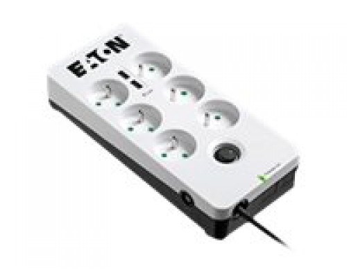 EATON Power Surge Socket 10A Protection Box 6 outlets FR USB