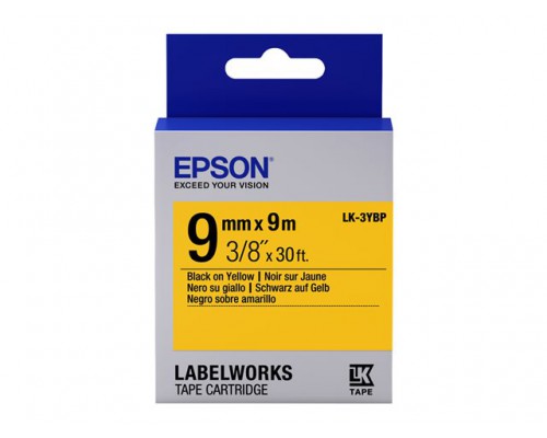 EPSON LK-3YBP Couleur pastel Noir/Jaune 9/9