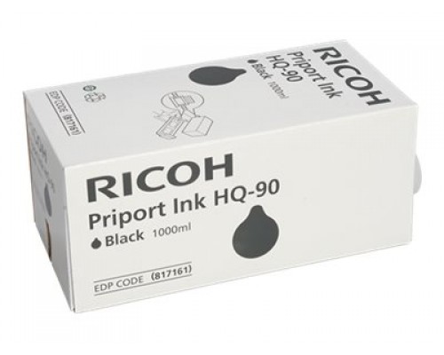 RICOH HQ-90 inktcartridge zwart standard capacity 6 x 1.000ml 6-pack