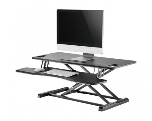 NEOMOUNTS BY NEWSTAR NS-WS300BLACK Workstation - sit-stand workplace height adjustment: 11-51