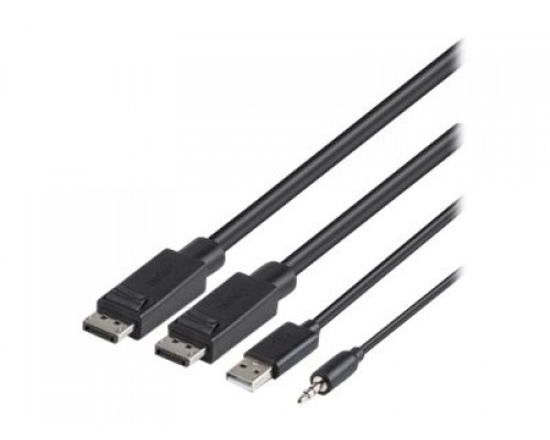 LINKSYS DUAL DISPLAYPORT/USB/AUD SKVM CBL DP M/M USB A/B 6