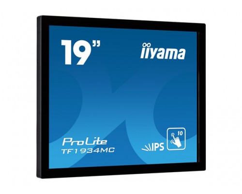 IIYAMA 19inch IPS 10 Point Touch 5:4 1000:1 315cd/m2 USB VGA HDMI DP Black