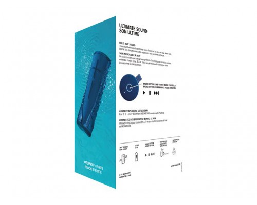 LOGITECH Ultimate Ears BOOM 3 Wireless Bluetooth Speaker - LAGOON BLUE - EMEA