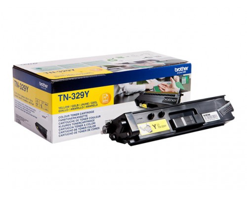BROTHER TN-329Y tonercartridge geel extra high capacity 6.000 pagina s 1-pack