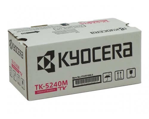 KYOCERA TK-5240M Toner Kit Magenta voor 3.000 pagina s ISO/IEC 19798