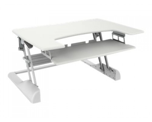 NEOMOUNTS BY NEWSTAR Workstation - stand-sit workplace solution height adjustment: 13-50 cm