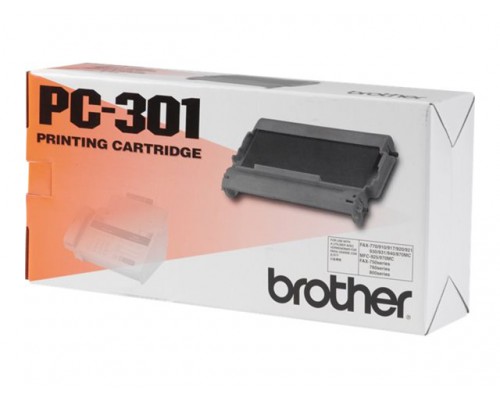 BROTHER PC-301 lintcassette zwart 235 pagina s 1-pack