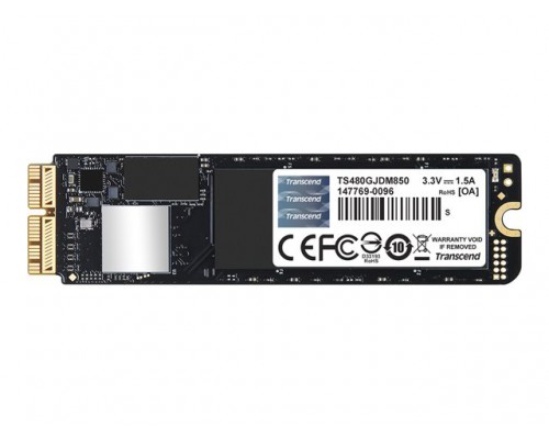 TRANSCEND 480GB JetDrive 855 PCIe SSD upgrade kit for Mac PCIe Gen 3 x4 NVMe