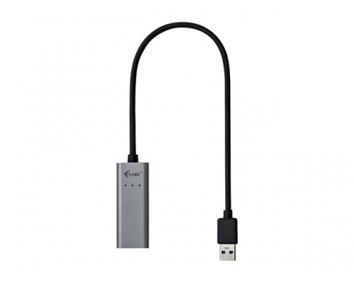 I-TEC USB 3.0 Metal Gigabit Ethernet Adapter 1x USB 3.0 to RJ-45 LED for Notebook Tablet PC Windows Mac Linux Android