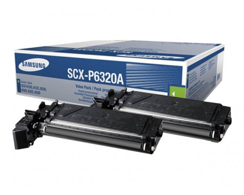 SAMSUNG SCX-P6320A/ELS 2-pack Black Toner Cartridge