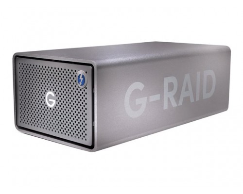 SANDISK Professional G-RAID 2 12TB 3.5inch Thunderbolt 3 7200RPM USB-C HDMI Port Enterprise-Class 2-Bay Desktop Drive - Space Grey