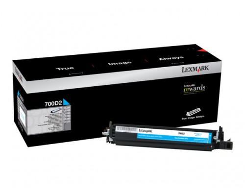 LEXMARK 700D2 developer cyaan standard capacity 40.000 pagina s 1-pack