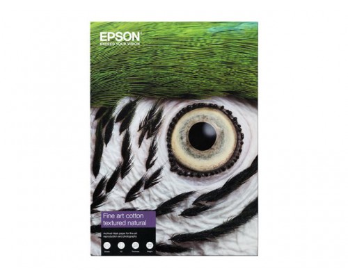 EPSON Fine Art Cotton Textured Natural A4 25 Sheets