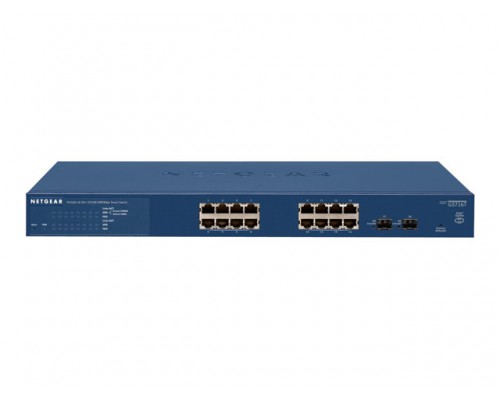 NETGEAR GS716T-300EUS ProSafe  - Switch - Managed - 16 x 10/100/1000 + 2 x shared SFP - desktop