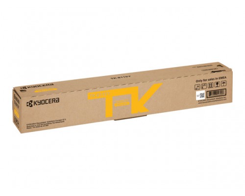 KYOCERA TK-8115Y Toner yellow fpr 6.000 pages ISO/IEC 19752