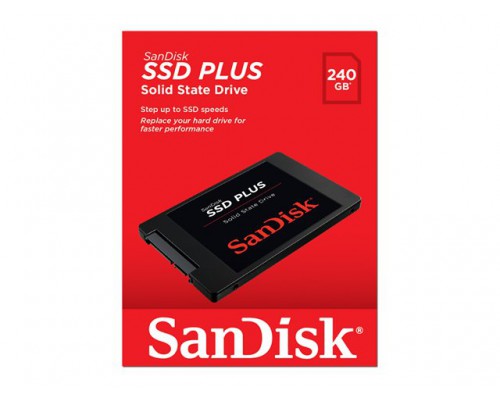 SANDISK PLUS SSD 240GB intern 6.4cm 2.5inch SATA 6Gb/s