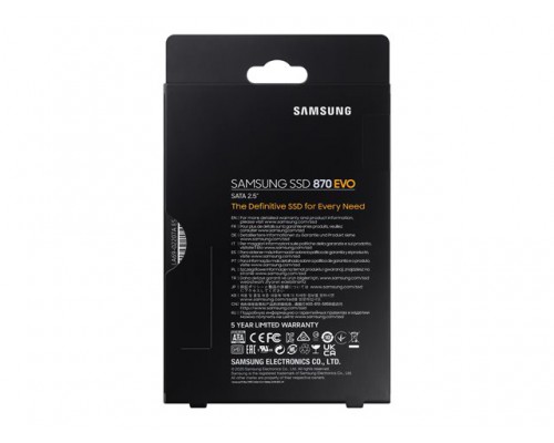 SAMSUNG SSD 870 EVO 500GB 2.5inch SATA 560MB/s read 530MB/s write