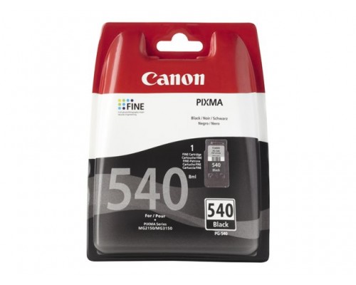 CANON PG-540 inktcartridge zwart standard capacity 1-pack blister zonder alarm