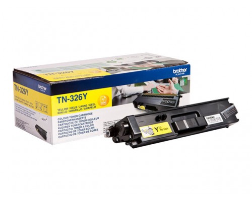 BROTHER TN-326Y tonercartridge geel high capacity 3.500 pagina s 1-pack