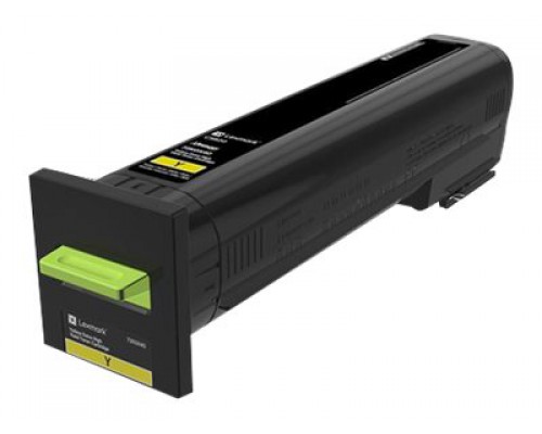 LEXMARK CS820 Cartridge of toner Yellow very high capacity 22K