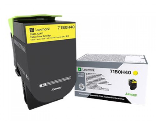 LEXMARK High Yield Yellow Toner Cartridge