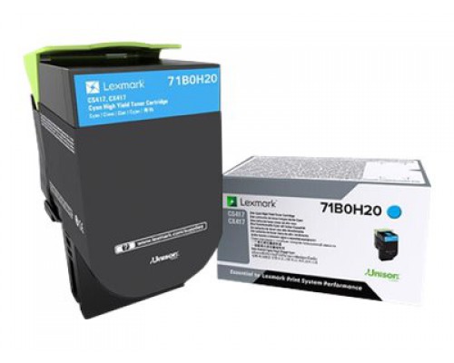 LEXMARK High Yield Cyan Toner Cartridge