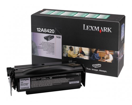 LEXMARK T430 tonercartridge zwart standard capacity 6.000 paginas 1-pack return program