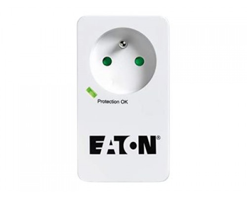 EATON Power Surge Socket 10A Protection Box 1 outlet FR with Tel / Internet line protection USB