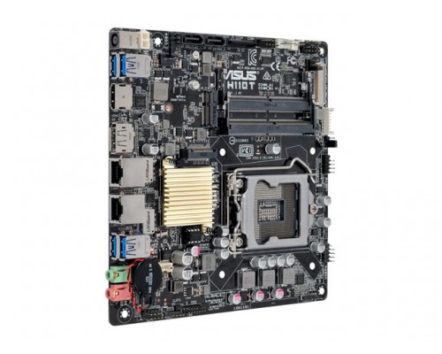 ASUS H110T/CSM LGA 1151 Mini-ITX 2xSO-DIMM DDR4 Up to 32GB M.2 2xSATA 6Gb/s 4xUSB 3.1 5xUSB 2.0