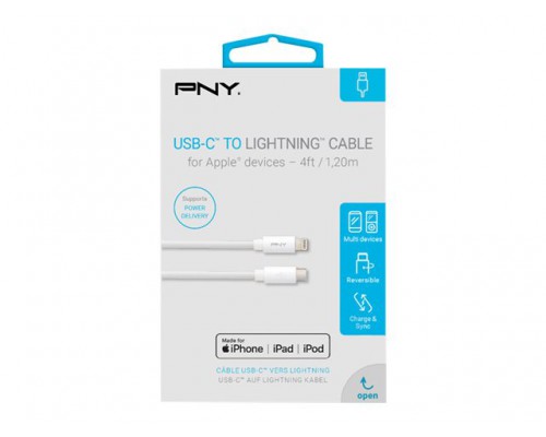 PNY USB C to Lightning cable T4 1.2m