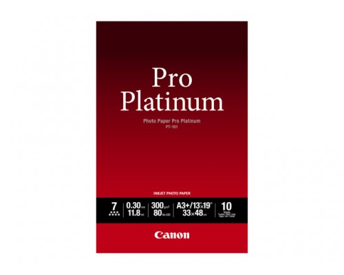 CANON PT-101 pro platinum photo paper 300g/m2 A3+ 10 sheets 1-pack