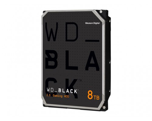 WD Desktop Black 8TB HDD 7200rpm 6Gb/s serial ATA sATA 256MB cache 3.5inch intern RoHS compliant Bulk