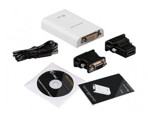 I-TEC USB 2.0 Advance Display Adapter TRIO DVI HDMI VGA external videoadapter Hi-Speed Full HD 1080p 1920x1080