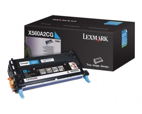 LEXMARK X560 tonercartridge cyaan standard capacity 4.000 pagina s 1-pack