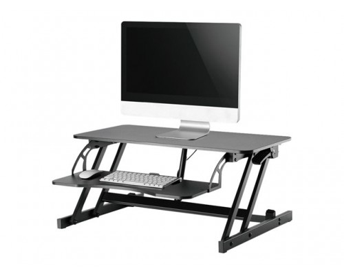 NEOMOUNTS BY NEWSTAR NS-WS200BLACK Workstation - sit-stand workplace height adjustment: 15-40