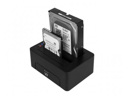 EWENT Dual HDD Docking Station USB 3.1 Gen1 (USB 3.0)