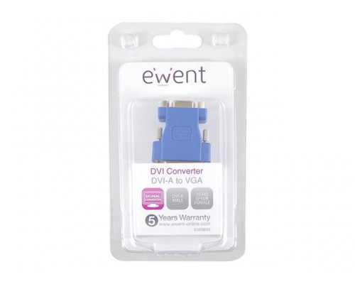 EWENT EW9850  Adapter DVI-A male - VGA female