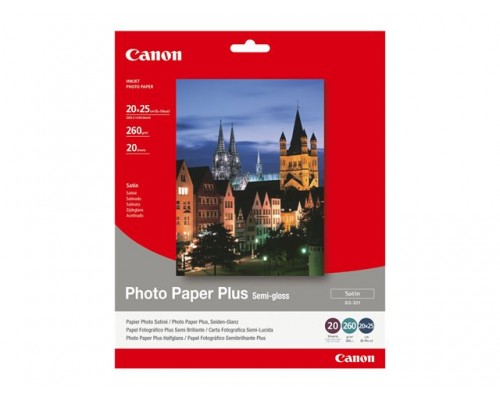 CANON SG-201 semi glossy photo paper inktjet 260g/m2 8x10 inch 20 sheets 1-pack