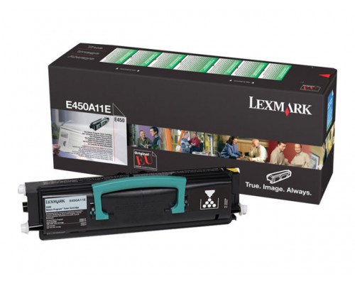 LEXMARK E450 tonercartridge zwart standard capacity 6.000 pagina s 1-pack return program