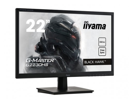 IIYAMA G-Master G2230HS-B1 21.5inch FHD 250cd/m2 0.8ms DVI HDMI Speakers Black Tuner