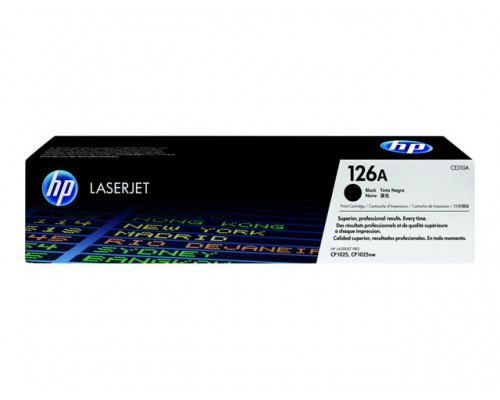 HP 126A LaserJet originele toner cartridge zwart standard capacity 1.200 pagina s 1-pack