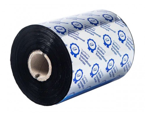 BROTHER Black ribbon Standard resin 110mm x 600m Sold in 6-pack