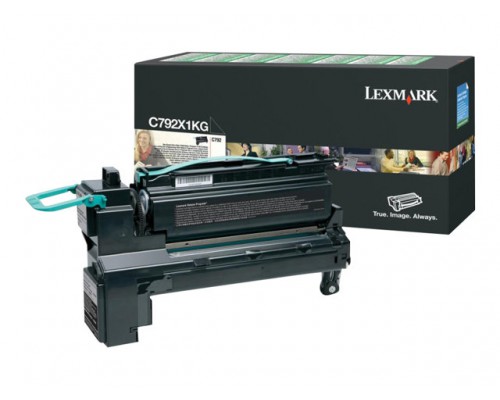 LEXMARK C792 toner zwart standard capacity 20.000 pagina s 1-pack return program